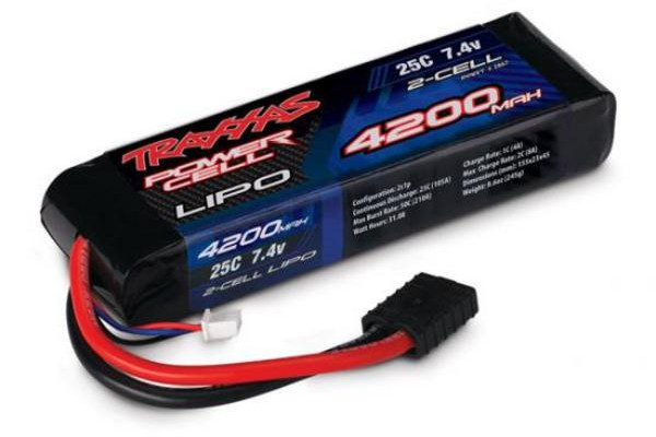 Аккумулятор Traxxas Li-Po Battery 7.4V 4200mAh 2S1P 25C (TRX2867)